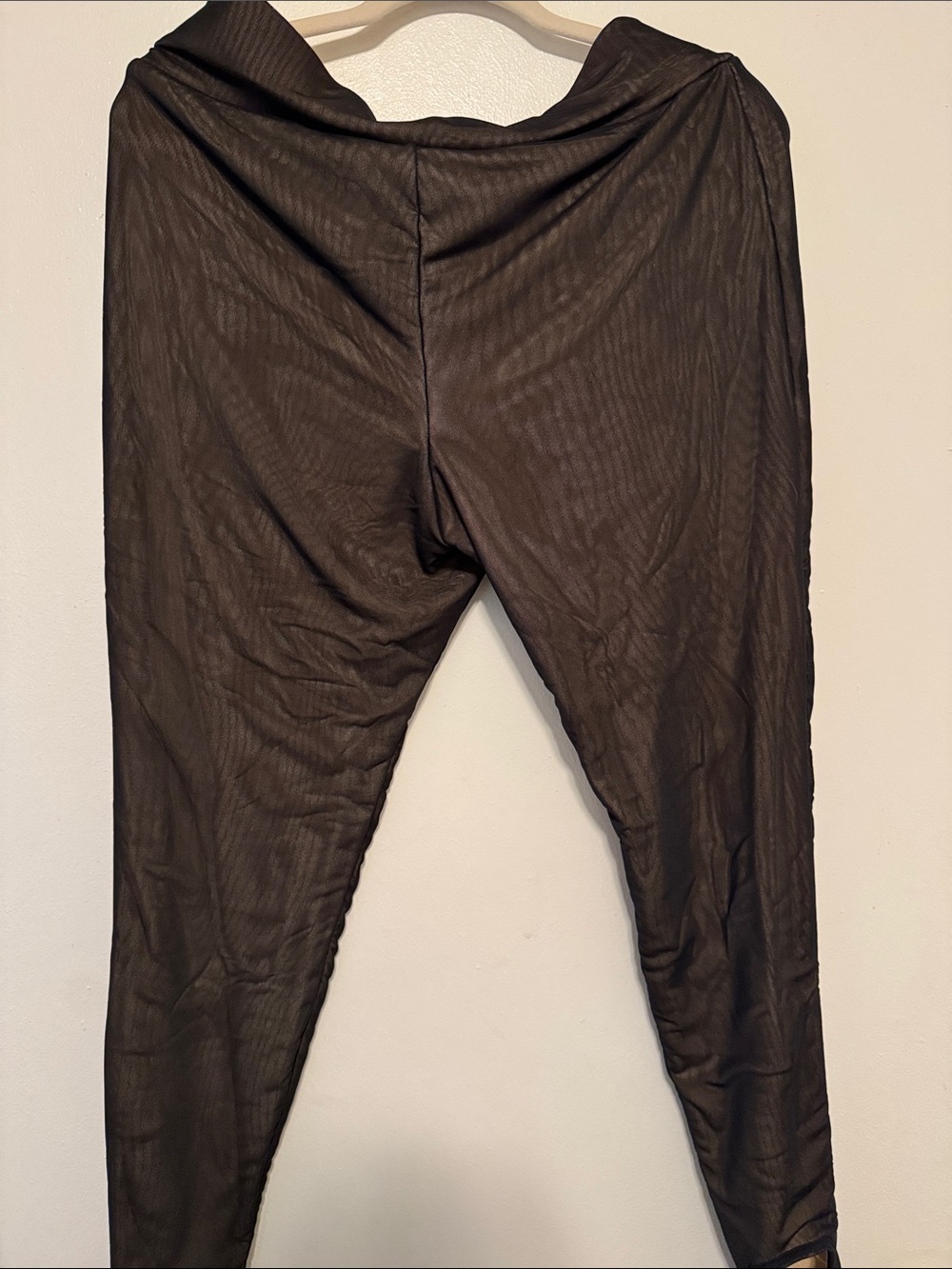 SHEIN Black Girls Stretchy Mesh Leggings - Picture 3 of 4